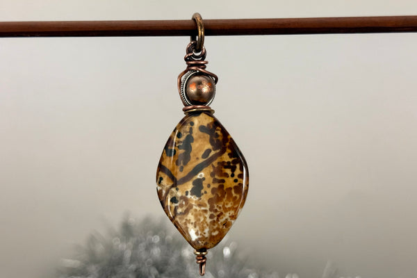 Leopard Stone Pendant