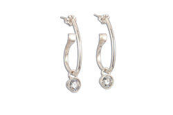 Kick Pleat With Bling Earrings